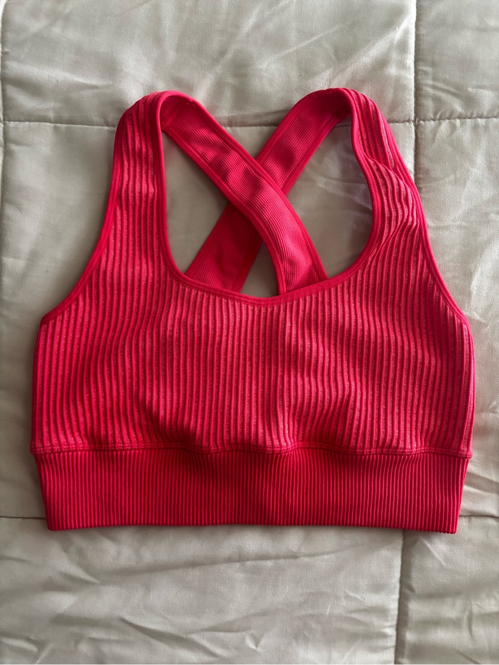 JoyLab Ribbed Cross-Back Sports Bra